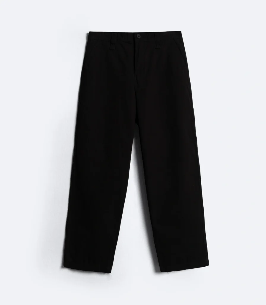 Wide Chino Pants Black