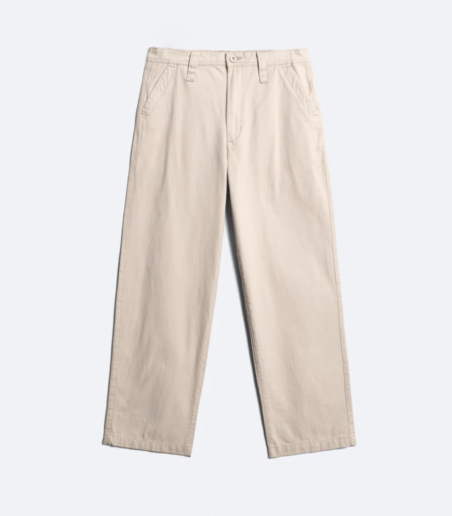 Wide Chino Pants Cream