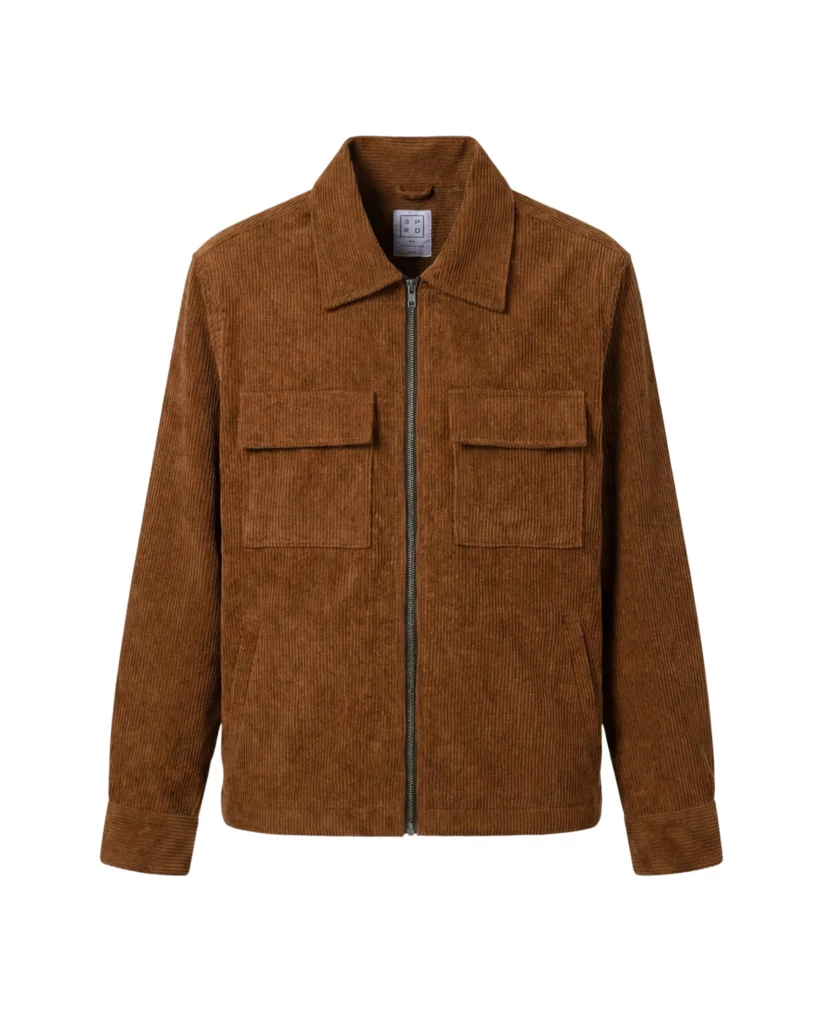 Wesley Cord Jacket Brown