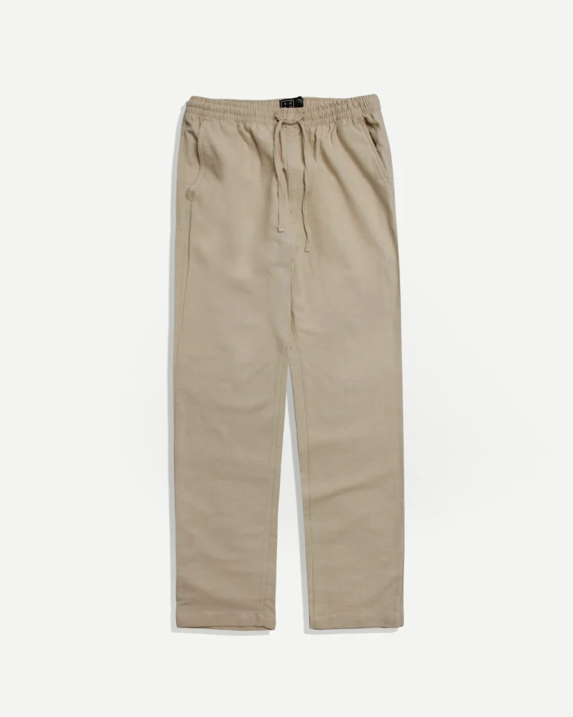 Relaxed Linen Pants Beige