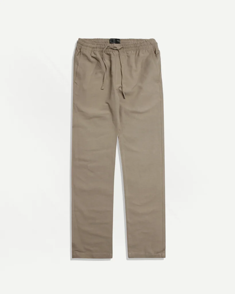 Relaxed Linen Pants Khaki