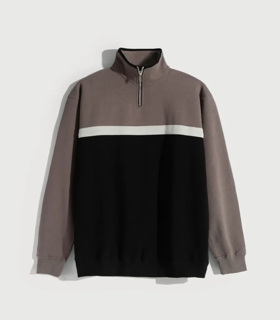 Half-zip Iron Black Jacket