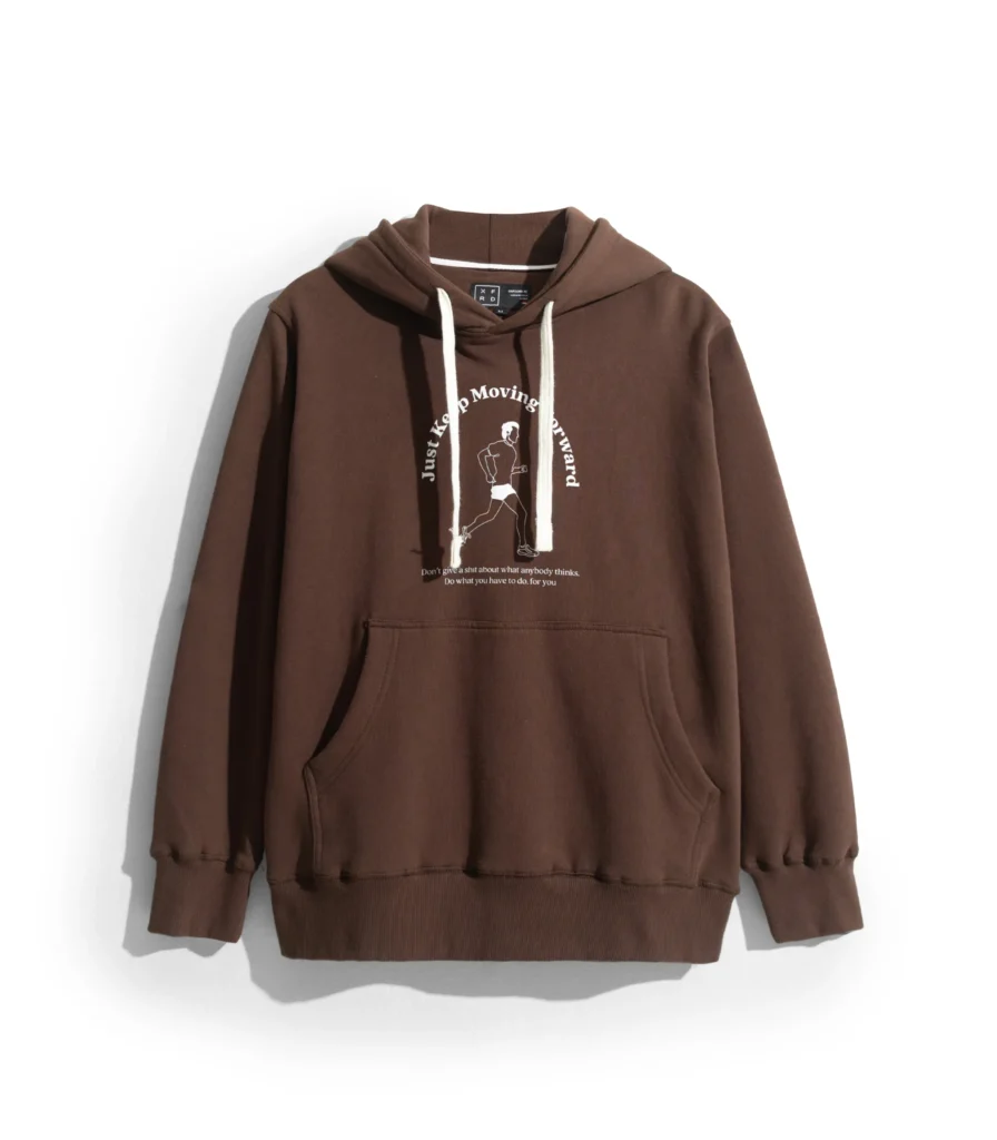 Keeping Forward Hoodie Brown