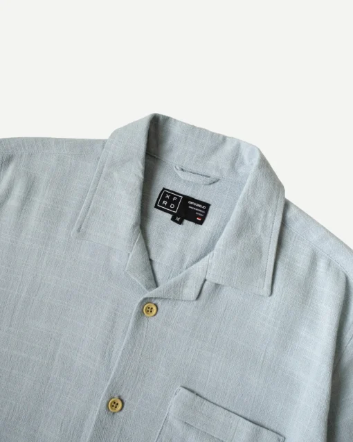 Alley Bowling Shirt Ice Blue